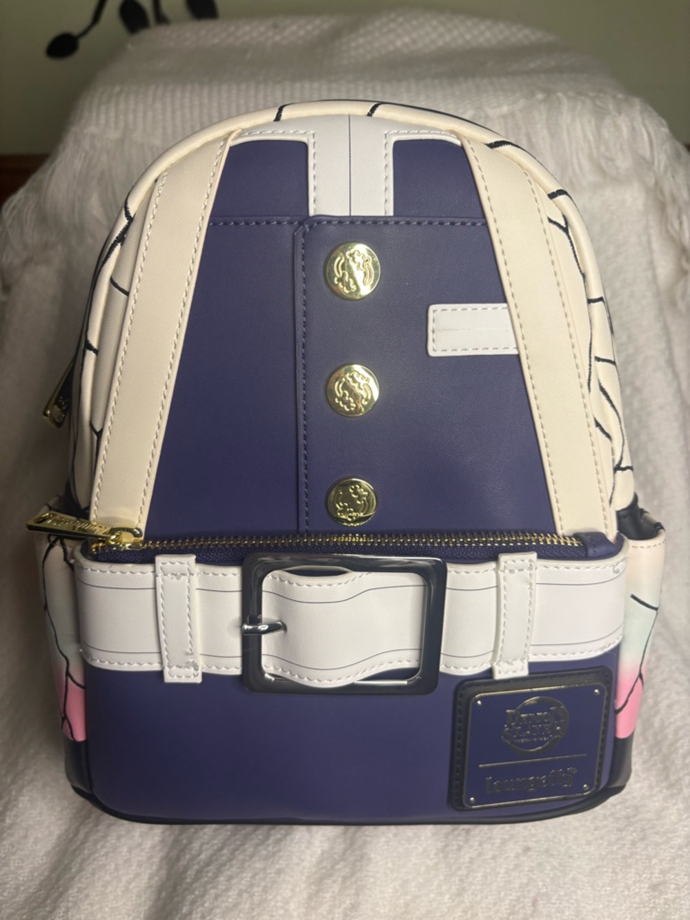 Loungefly Demon Slayer Shinobu Kocho Cosplay Mini Backpack